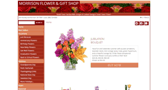 Desktop Screenshot of morrisonflowerandgiftshop.com
