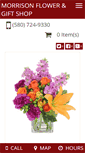 Mobile Screenshot of morrisonflowerandgiftshop.com